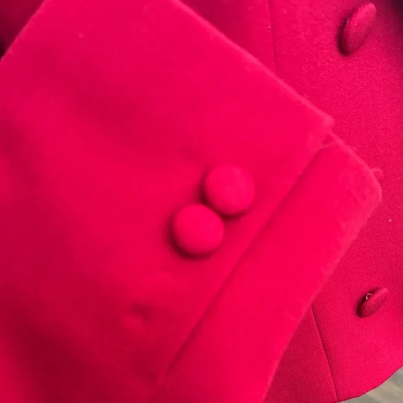 RALPH LAUREN Velvet-Trim Wool Twill Cropped Blazer - Picture 5 of 5